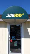 Subway Awning in Dover.